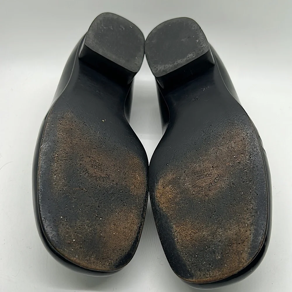 Christian Dior Authentic Black Leather Buckle Loafer Dress Shoes **Sz 36/Sz 6** - Picture 8 of 10